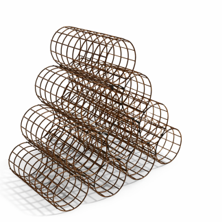 Rustic Style Wine Rack