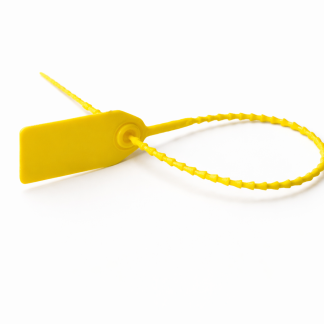 Plain Yellow Security Tie Seals 1000pcs