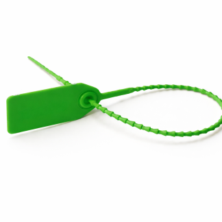 Plain Green Security Tie Seals 1000pcs