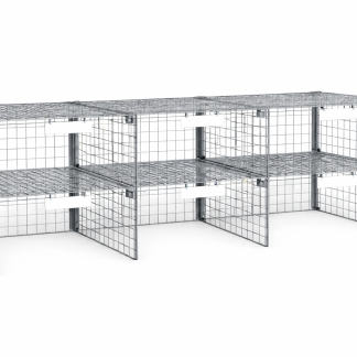 6 Compartment Unit - 554mm x 1067mm x 381mm.